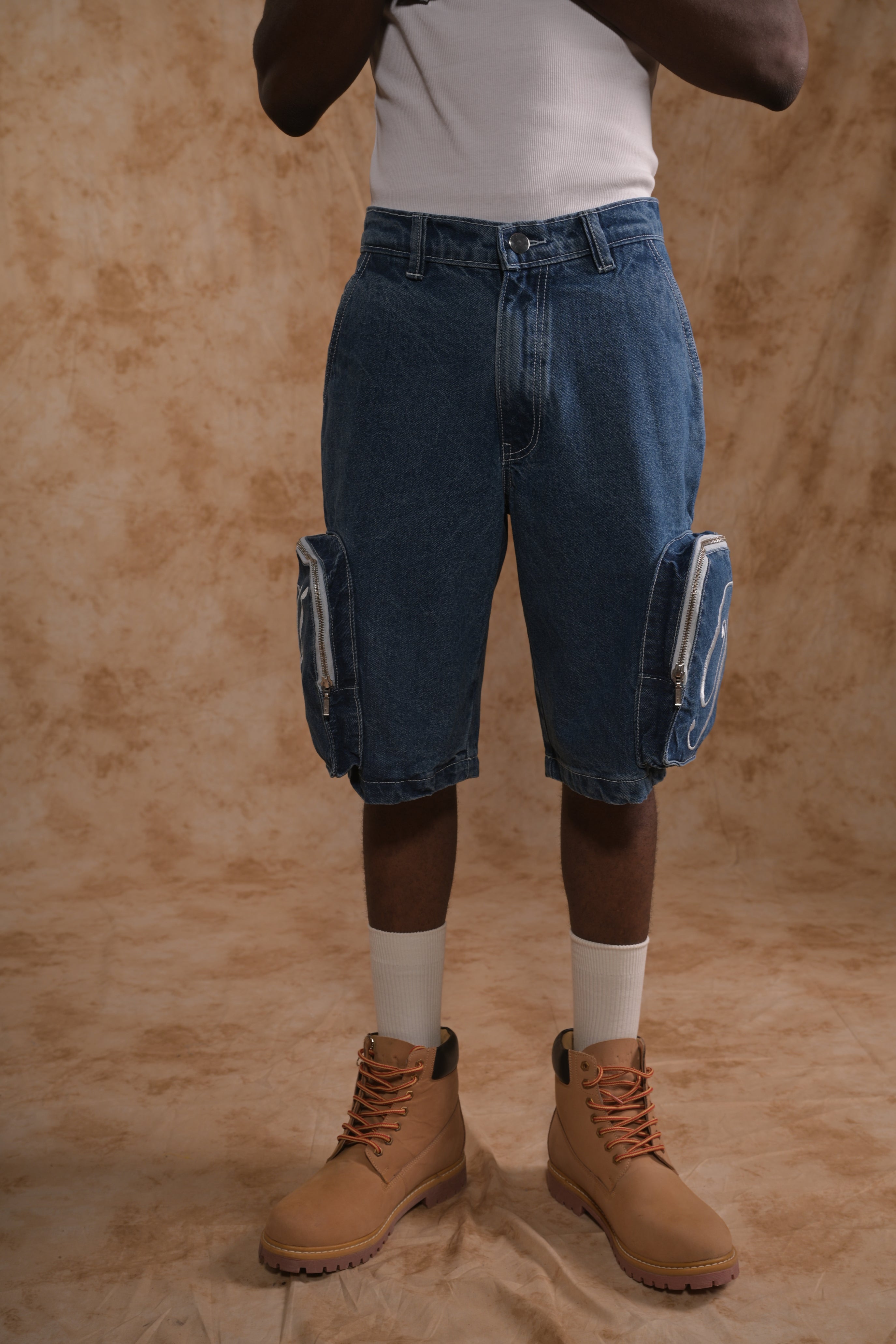 VINTAGE BLUE JORTS