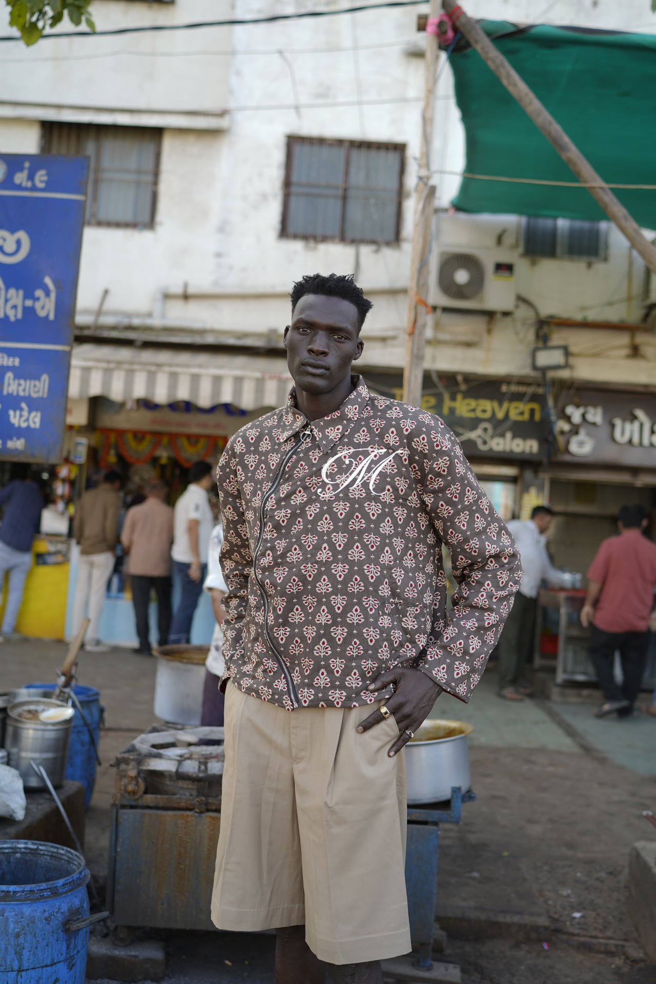 THE SAANJH JACKET IN CLAY