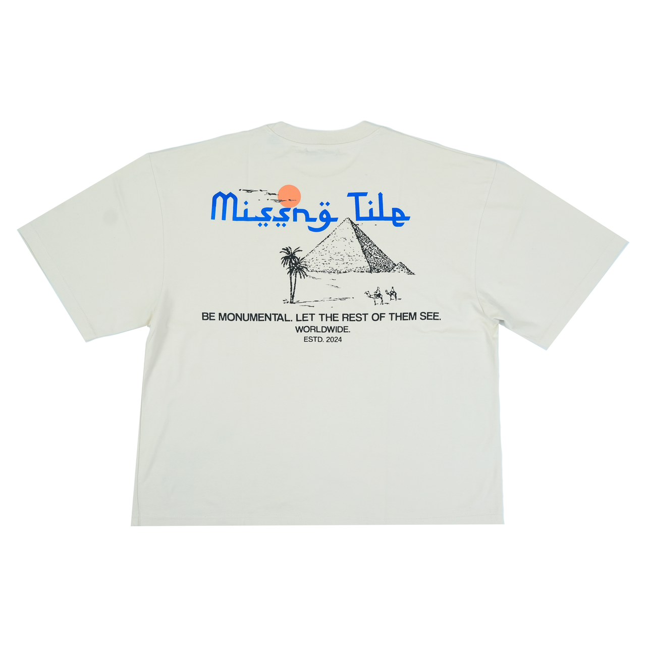 MONUMENTAL TEE - ANITIQUE WHITE